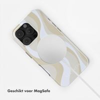 Selencia Vivid Backcover met MagSafe Apple iPhone 16 Pro - Desert Waves Beige