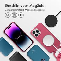 imoshion Color Backcover met afneembaar koord MagSafe Apple iPhone 14 Pro Max - Raspberry
