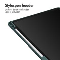imoshion Trifold Hardcase Bookcase Apple iPad 9 (2021) 10.2 inch / iPad 8 (2020) 10.2 inch / iPad 7 (2019) 10.2 inch - Groen