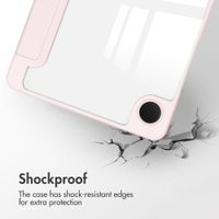 imoshion Trifold Hard Case Book Cover Samsung Galaxy Tab A11 Plus - Pink