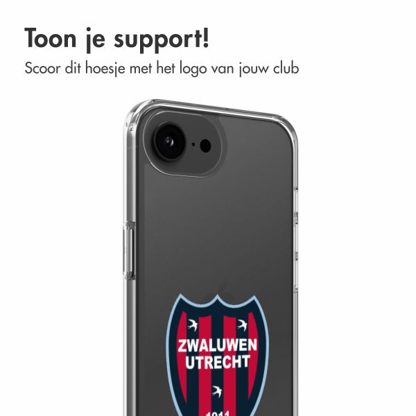 Clear Backcover Apple iPhone 16e - Zwaluwen Utrecht '11