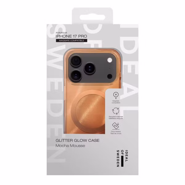 iDeal of Sweden Clear Case MagSafe Apple iPhone 17 Pro - Mocha Mousse