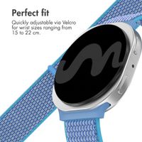 imoshion Nylon Strap Samsung Galaxy Watch 9 (40/44mm) / Watch 8 (40/44mm) / Classic (46mm) - Navy Blue