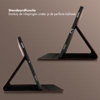 Selencia Riva Bookcase Samsung Galaxy Tab S11 - Mocha Brown