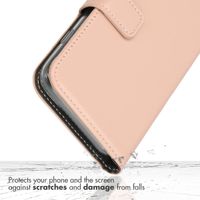 Selencia Genuine Leather Book Case Samsung Galaxy S26 Plus - Dusty Pink