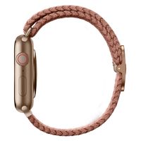 Uniq Aspen Braided bandje Apple Watch Series 1 t/m 11 / SE / Ultra (44/45/46/49 mm) - Grapefruit Pink