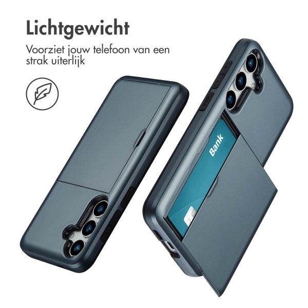 imoshion Backcover met pasjeshouder Samsung Galaxy S25 Plus - Donkerblauw