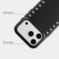 Selencia Studs Back Cover with MagSafe Apple iPhone 17 Pro - Velvet Black