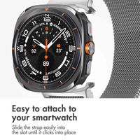 imoshion Milanese magnetic band Samsung Galaxy Watch Ultra 2 (2026) / Ultra (2024/2025) - Silver