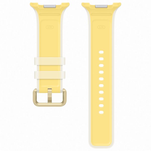 Samsung Originele Misty band Samsung Galaxy Watch 9 (40/44mm) / Watch 8 (40/44mm) / Classic (46mm) - Maat S/M - Geel