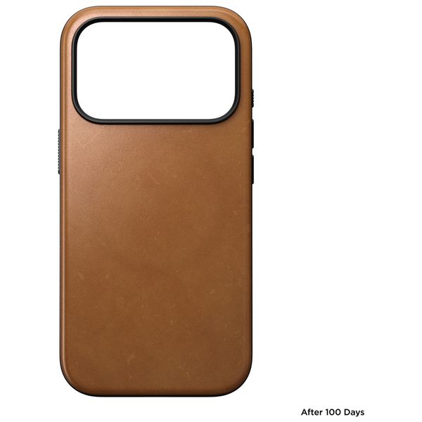 Nomad Modern Leather Case met MagSafe Apple iPhone 18 Pro Max - English Tan