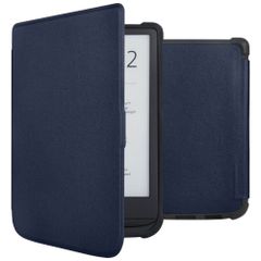 imoshion Slim Soft Case Bookcase Pocketbook Touch Lux 5 / HD 3 / Basic Lux 4 / Vivlio Lux 5 - Donkerblauw
