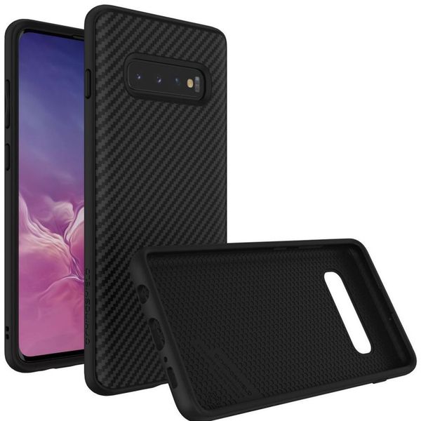 RhinoShield SolidSuit Backcover Samsung Galaxy S10 Plus - Carbon Fiber