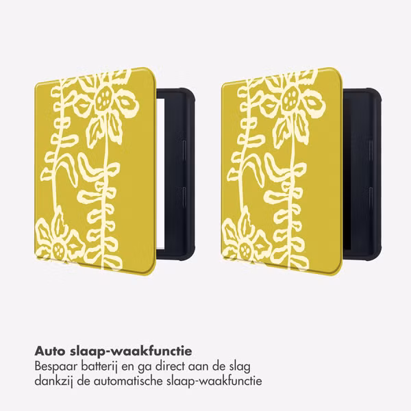 Selencia Vivid Bookcase Kobo Libra Colour - Chalky Bloom