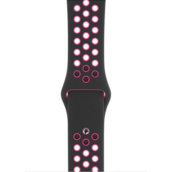 Apple Sport Band Apple Watch | 44/45/46/49 mm - Black / Pink Blast