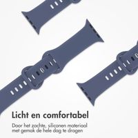 imoshion Siliconen⁺ bandje Apple Watch Series 1 t/m 10 / SE / Ultra (2) (44/45/46/49 mm) - Navy - Maat M/L