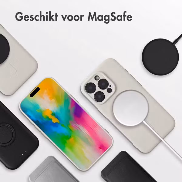 imoshion Color Backcover met MagSafe Apple iPhone 16 Pro - Beige