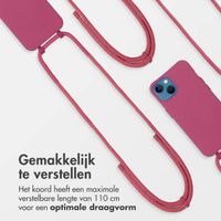 imoshion Color Backcover met afneembaar koord MagSafe Apple iPhone 13 - Raspberry