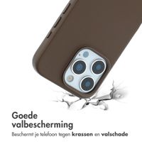 Accezz MagSafe Leather Backcover Apple iPhone 16 Pro - Coffee Brown