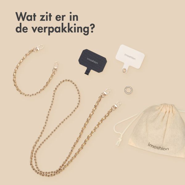 imoshion PU Leather Telefoonkoorden set - Champagne