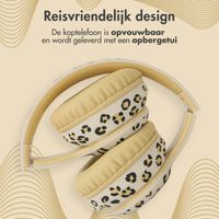 imoshion - Special Edition - Draadloze Kinderkoptelefoon LED Light - Met AUX kabel - Leopard