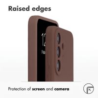 Accezz Liquid Silicone Back Cover with MagSafe Samsung Galaxy S26 FE - New Tea Brown