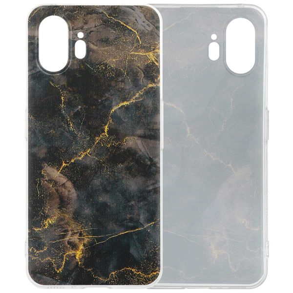 imoshion Design hoesje Nothing Phone (2) - Black Marble