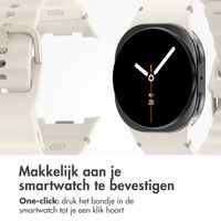 imoshion Wave Siliconenband Samsung Galaxy Watch 8 (40/44mm) / Classic (46mm) - Sterrenlicht