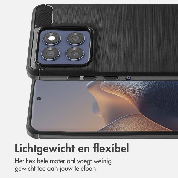 imoshion Brushed Backcover Motorola Edge 60 Fusion - Zwart