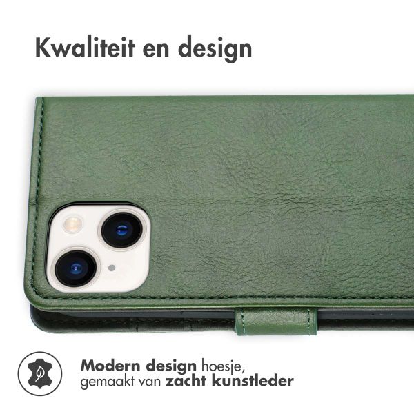 imoshion Luxe Bookcase iPhone 14 Plus - Groen