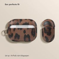 Selencia Sabi Case Apple AirPods Pro 3 - Panterprint - Mocha Brown