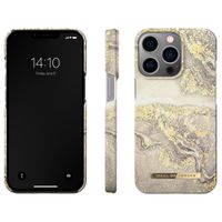 iDeal of Sweden Fashion Backcover Apple iPhone 13 Pro - Sparkle Greige Marble
