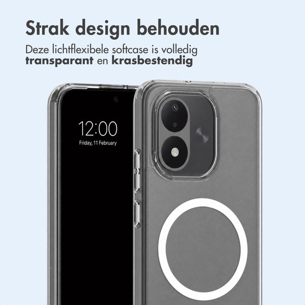 imoshion Protective Backcover met MagSafe Xiaomi Redmi Note 17 (5G) - Transparant