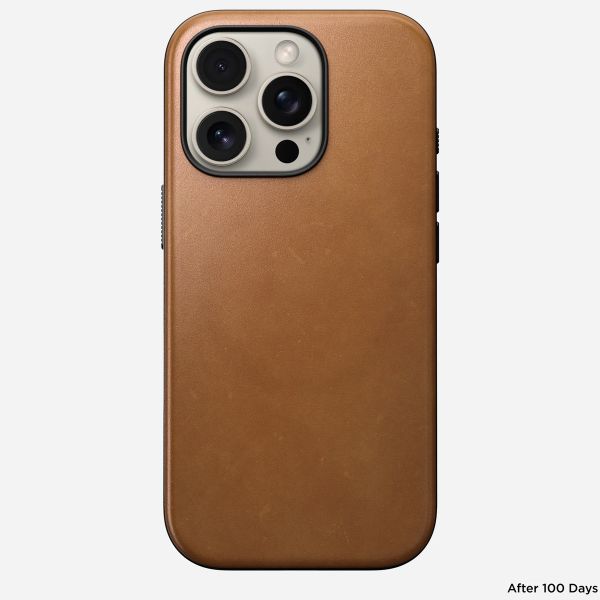 Nomad Modern Leather Case iPhone 16 Pro - English Tan