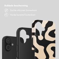 Selencia Vivid Backcover Apple iPhone 17 - Art Wave Black