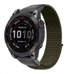 imoshion QuickFit® Nylon bandje  - Garmin 20 mm aansluiting - Maat L/XL - Groen