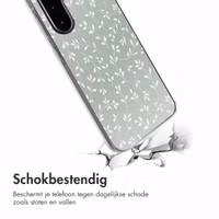 imoshion  Design hoesje Samsung Galaxy A56 - Smoke Green Flowers
