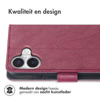 imoshion Luxe Bookcase Apple iPhone 17 - Bordeaux