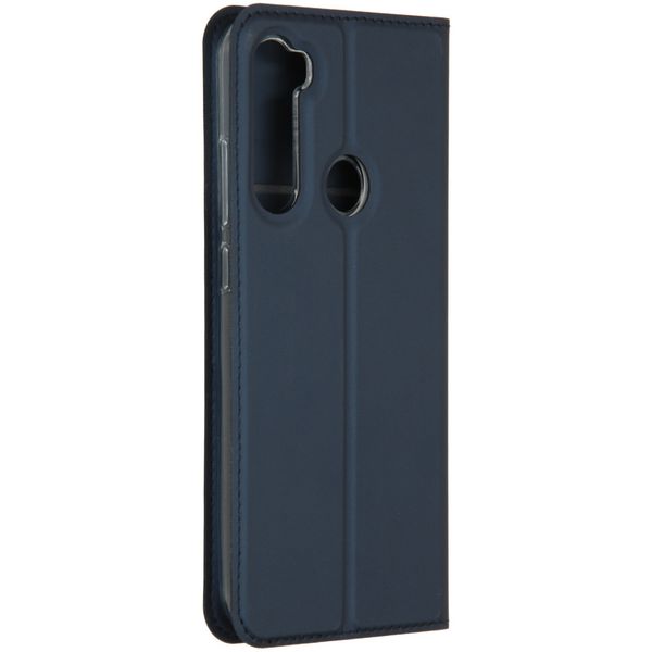 Dux Ducis Slim Softcase Bookcase Xiaomi Redmi Note 8 / Note 8 (2021) - Donkerblauw