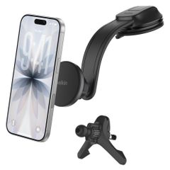 Belkin Magnetische Qi2 Telefoonhouder - Auto lader met adapter 27W - Dashboard / Ventilatierooster