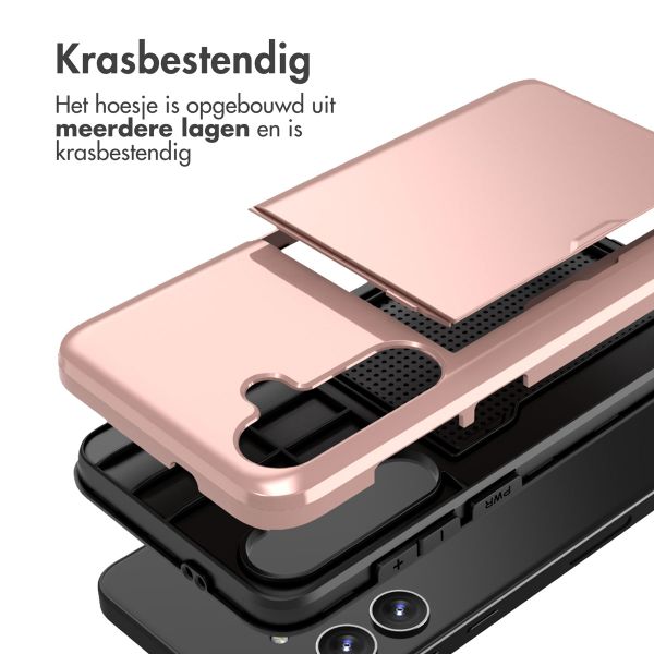 imoshion Backcover met pasjeshouder Samsung Galaxy S24 Plus - Rosé Goud