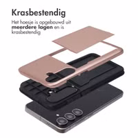 imoshion Backcover met pasjeshouder Samsung Galaxy S25 FE - Rosé Goud