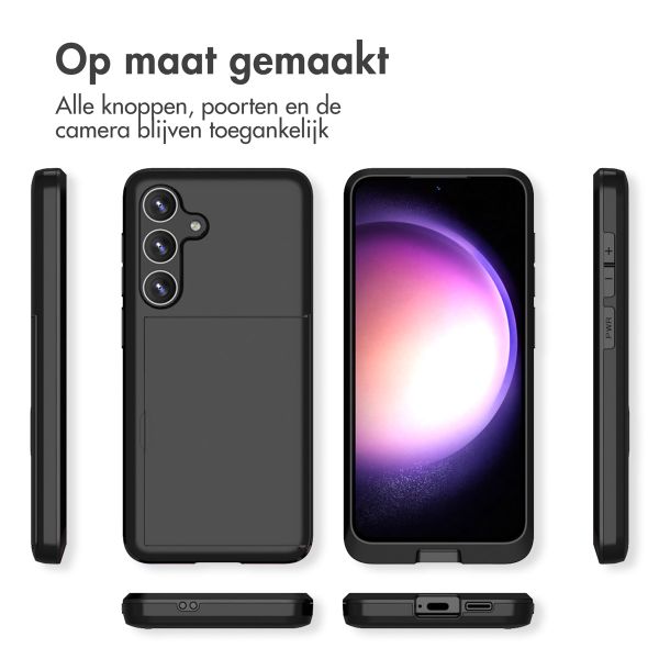 imoshion Backcover met pasjeshouder Samsung Galaxy S24 - Zwart