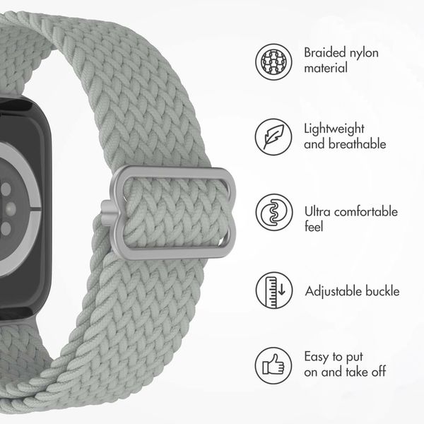 imoshion Woven nylon strap Apple Watch | 44/45/46/49 mm - Grey