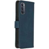 imoshion Luxe Bookcase Oppo Reno4 5G - Donkerblauw