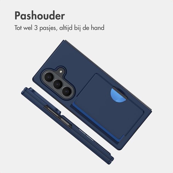 imoshion Backcover met pashouder Samsung Galaxy Z Fold 8 Ultra - Donkerblauw
