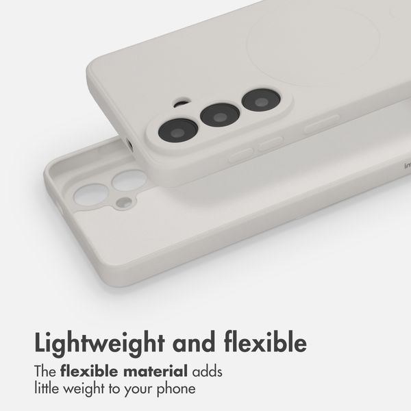imoshion Colour Back Cover with MagSafe Samsung Galaxy S26 - Beige
