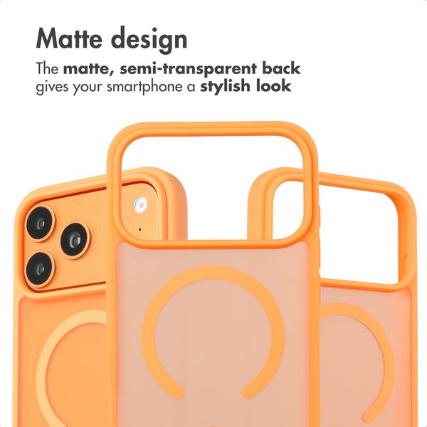 imoshion Colour Guard Back Cover with MagSafe Apple iPhone 17 Pro - Orange