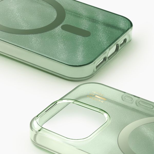 iDeal of Sweden Clear Case MagSafe Apple iPhone 15 Pro - Sage Green