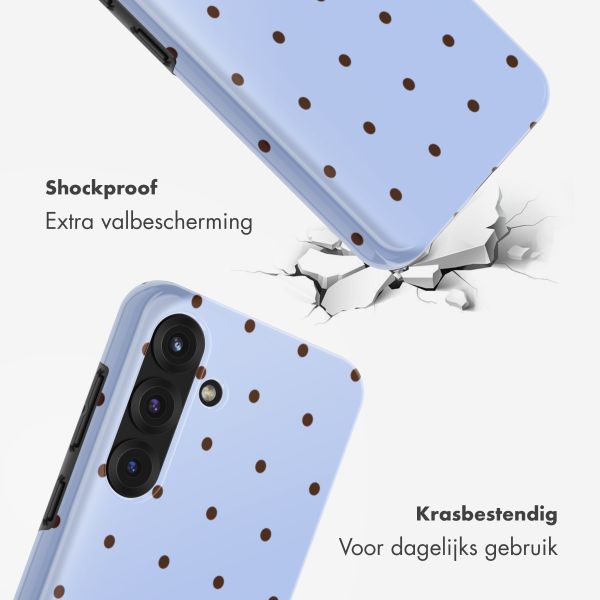Selencia Vivid Backcover met MagSafe Samsung Galaxy S25 - Happy Dots Digital Sky